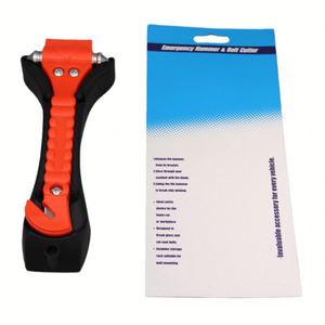 Marteau de sécurité léger en PP pour la montagne et les activités de plein air, brise-vitre de voiture d'urgence, coupe-ceinture de sécurité, jaune et rouge, pour les voyages sur route, personnalisable - Product Image 4