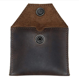 Porte-cartes en cuir de vachette pleine fleur tendance européen et américain, porte-cartes rétro et élégant pour homme, porte-monnaie simple et portable. - Product Image 2