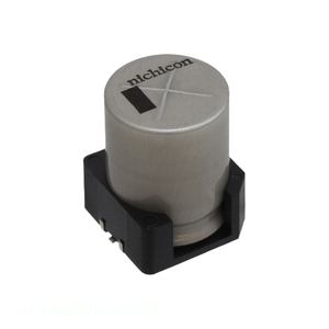 Condensateur SMD à montage en surface 1000 µF 20 % 50 V, canal fabricant 1000 µF UCX1H102MNS1MS, en aluminium - Product Image 1
