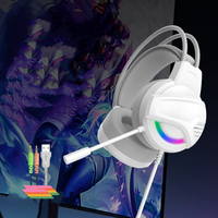 Vente en gros de casques de jeu dynamiques RVB sur l'oreille gros casques de jeu à faible latence pour PS4 PS5 PC