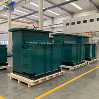 Transformador Industrial Trifásico de 13.8kv 500kva 1000kva, Estilo Americano, Montado sobre Plataforma, Clasificación IP53, Refrigeración ONAN/ONAF