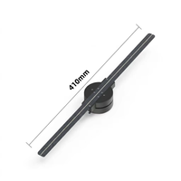 Livraison Rapide OEM Ventilateur Holographique 3D High-Tech 42cm avec Affichage Transparent Rond en Acrylique pour Comptoir de Vente Extérieur