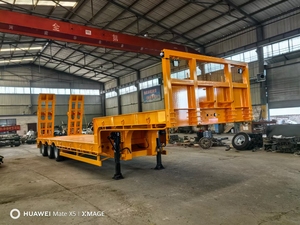 <span class=keywords><strong>Remorque</strong></span> de camion à plat à 4 essieux fabriquée en Chine pas chère d'occasion 40 pieds 3 Quantité maximale Peinture Plaque d'acier Dimensions ottc - Product Image 3