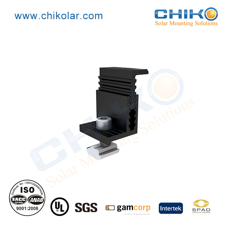 CHIKO Solar Panel Mounting Mid End Clamps CK-FZM Photovoltaic Module Installation Accessories · image 4