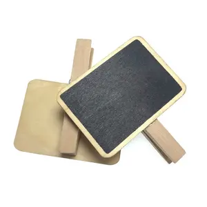 Bảng Đen Clip Label Cho Bảng Thông Báo Bảng Hiệu, Gỗ Craft Clip Sản Xuất Giá Nhà Máy - Product Image 1