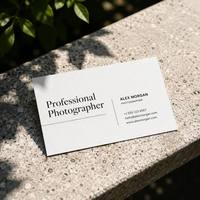 Tarjetas de Visita Personalizadas, Papel Laminado de 300 g/m², Impresión Offset, Doble Cara Tamaño/Color/Logotipo/Texto/Código QR personalizables.