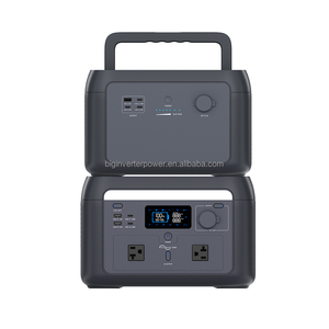 สถานีไฟฟ้าพกพา 1000W เครื่องกำเนิดพลังงานแสงอาทิตย์ LiFePO4 600Wh ระบบสำรองไฟ (UPS) เงียบ ชาร์จเร็ว - Product Image 2