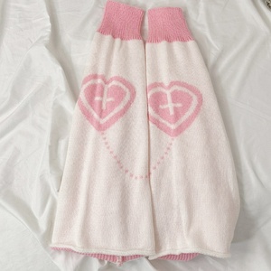 ओएम हॉट बिक्री फैशन थोक कस्टम फीता महिलाओं के लिए दिल के पैर वार्मर - Product Image 5