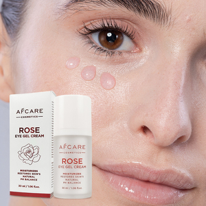 Crème pour les <span class=keywords><strong>yeux</strong></span> à l'<span class=keywords><strong>eau</strong></span> <span class=keywords><strong>de</strong></span> <span class=keywords><strong>rose</strong></span> OEM/ODM, concombre, acide hyaluronique, sans paraben, hydratante, anti-rides, anti-poches, élimination des cernes - Product Image 1