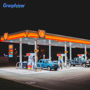 Toldo de estructura de rejilla de acero inoxidable para llenado de gasolinera personalizada y letreros de pilón exterior para gasolinera o gasolinera - Product Image 2