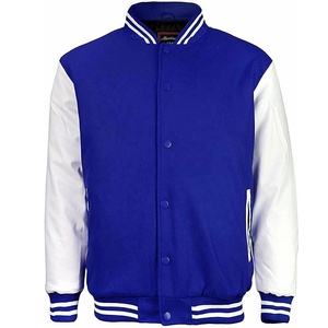 Veste bomber universitaire en chenille avec logo PIHA SPORTS, design premium, bleu marine, pour homme, hiver, épaisse - Product Image 1