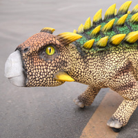 Dinosaure animatronique réaliste personnalisé, télécommandé, marchant et sautant, robot animatronique, Ankylosaurus, chien robot, animal de compagnie