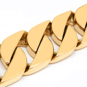 Cadena de lujo <span class=keywords><strong>para</strong></span> mascotas, collar de plomo, <span class=keywords><strong>Pitbull</strong></span>, Metal, dorado, correa <span class=keywords><strong>para</strong></span> perro, Gargantilla - Product Image 2