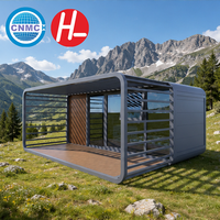 Maison conteneur préfabriquée moderne et extensible de 40/20 pieds, prête à l'emploi, 2, 3, 4 ou 5 chambres, villa préfabriquée, maison portable