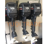 Ventes directes d'usine Moteur hors-bord à essence 2 temps 15HP Yamaha 15 hp Moteur de bateau Moteur hors-bord