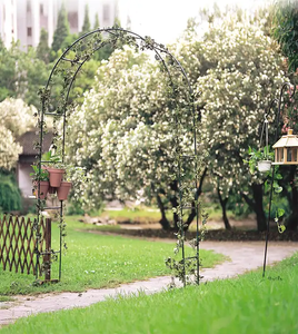 Wholesale <strong>Metal</strong> Outdoor Garden <strong>Arch</strong> Display Cabinet Urban Outfitters Wedding Garden <strong>Arch</strong> <strong>with</strong> <strong>Gate</strong> - Product Image 3