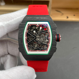 Luxury Carbon Fiber Automatic Watch Men Ultra Thin 7.8mm Lightweight Sports Wristwatch Skeleton Barrel Design Premium Watch - Product Image 1