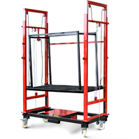 Échafaudage électrique pour usage intérieur et extérieur, système d'échafaudage électrique pliable, élévateur de chantier