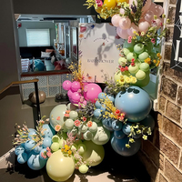 Ensemble de ballons de jardin printaniers pour la décoration de fête