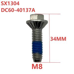 Tornillo trípode para lavadora, tornillo de acero inoxidable M8 de 34mm para Samsung DC60-40137A, revestimiento azul - Product Image 1