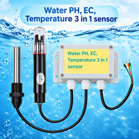 Sensor Kualitas Air Multiparameter 3 in 1 RS485 EC pH Suhu untuk Pengolahan Air