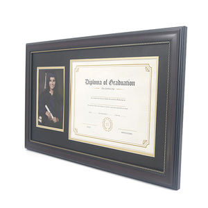 Cadre photo personnalisé écologique 5x7 A4 7x9 PS diplôme de fin d'études avec double tapis pour cadeaux de fin d'études - Product Image 4