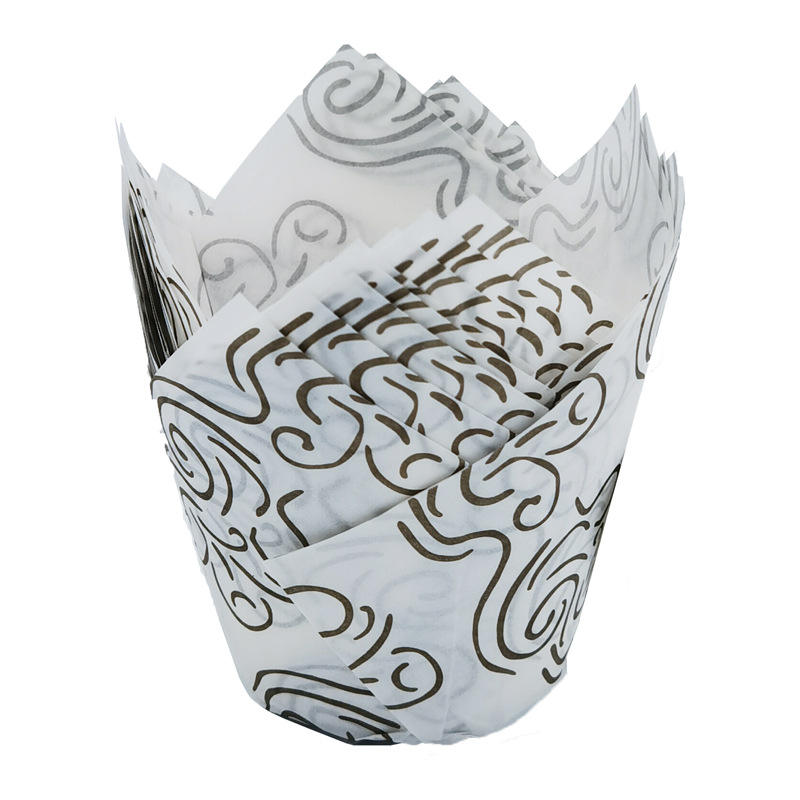 White with Gold Cloud 50 pieces