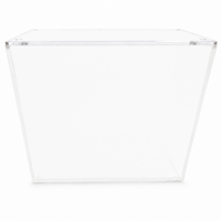Boîte de présentation empilable magnétique en acrylique transparent pour Elite Trainer Box – Conteneur de rangement moderne et léger avec couvercle magnétique