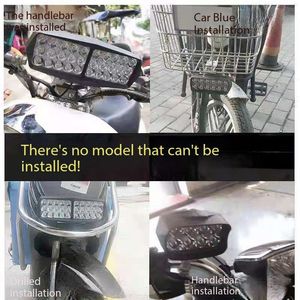Faro Esterno Modificabile per Auto/Moto/Triciclo <span class=keywords><strong>a</strong></span> <span class=keywords><strong>Batteria</strong></span>, Super Luminoso 12V <span class=keywords><strong>LED</strong></span> 6000K IP67 Impermeabile - Product Image 5