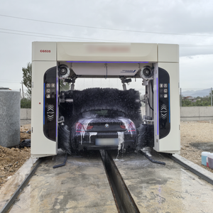 Gas Station Tunnel <b>Car</b> Washing <b>Machine</b> With Air Drying Automatic <b>Car</b> Washing <b>Machine</b> M-LM535 Gasoline Power Operates Efficiently - Product Image 1