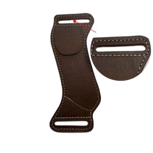 Couteau pliant EDC avec étui en cuir et passant de ceinture pour utilisation en extérieur et sac de rangement à fixer à la taille - Product Image 3