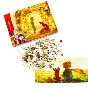 Manufacturer Custom Best Price Recycled Paper Puzzle Game 500 Pcs 1000 Pieces Jigsaw Puzzles For Adult