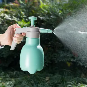 高品质1L聚丙烯塑料壶水壶加厚花园喷水器，带喷雾器和泵送喷雾器类型