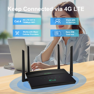 Enrutador inalámbrico de doble banda 750Mbps 4G LTE 4 antenas de alta ganancia módem desbloqueado ranura para tarjeta Sim enrutador VPN 2 puertos LAN nuevo producto - Product Image 5