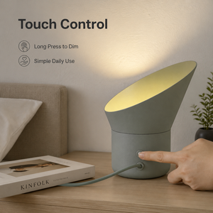 Lampe de table LED moderne, lot de 2, en fer, à intensité variable au toucher, lumière d'ambiance chaude pour chambre à coucher, chevet, bureau et table de nuit décorative - Product Image 3