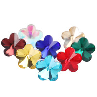 Strass en verre de nouvelle forme à base pointue OLeeya Factory pour vêtements, sacs, colliers et accessoires