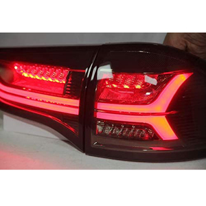 4-piezas LED luz trasera para Mitsubishi Pajero Sport Montero Sport <span class=keywords><strong>Nativa</strong></span> Pajero para LED trasera lámpara humo negro 2009-2014 - Product Image 4
