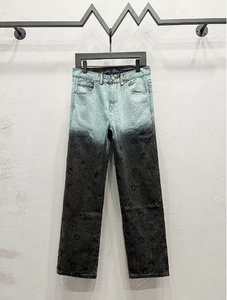 Jeans Monograma de Alta Calidad para Hombre y Mujer, Versión Correcta, Pantalones Vaqueros de Diseñador de Lujo, 25 Nuevas Llegadas, Pantalones Ajustados - Product Image 6