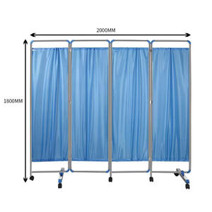 Partisi Rumah Sakit Baja Anti Karat Terlaris, Layar Lipat Empat Panel Medis - Product Image 6