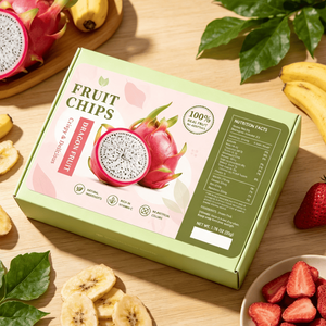 Etiquetas personalizadas impresas para rollos de bolsas de alimentos, pegatinas de papel estucado con gráficos de frutas naturales para la personalización de bolsas de snacks con cierre vertical. - Product Image 2