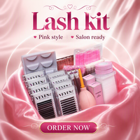 Kit d'entraînement et d'exercice pour cils VEYES, ensemble de têtes de mannequin pour maquillage, kits d'extension de cils individuels à marque privée