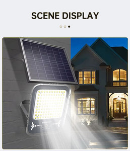 Projecteur solaire étanche IP67 avec 110 LED <span class=keywords><strong>5050</strong></span>, panneau solaire monocristallin 40W, batterie 3.2V 36AH, lumière extérieure - Product Image 5