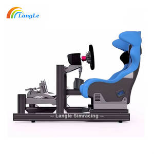 Kursi Gaming Kokpit Simulator Balap Mobil Profesional GT1 dengan Gerakan Dinamis Kokpit Sim Racing Aluminium 4080 - Product Image 3