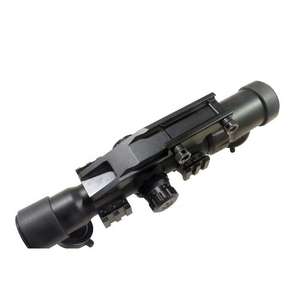 Combo de alcance de caza táctico 1,5-4X40 con láser rojo verde Vista de punto rojo tubo de 30mm enfoque lateral parada cero para deportes al aire libre - Product Image 3