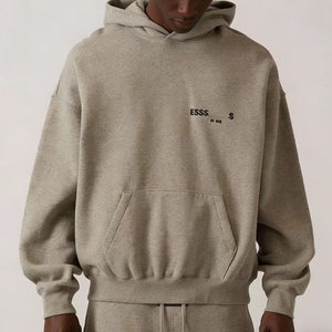 Sudaderas con capucha para hombre <span class=keywords><strong>Fear</strong></span> Tops, 100% algodón puro, 500 g/m², cómodas, informales, a la moda, de gran gramaje, estilo urbano, lisas, para invierno - Product Image 3