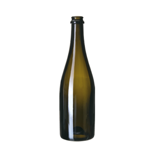 Botella de vino Borgognotta Champenoise 850 para exportación, 75cl, vidrio verde de alta calidad - Product Image 1