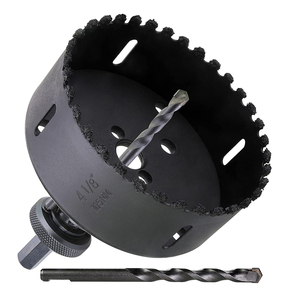 DZ carbure de tungstène grain trou scie Cutter foret matériel en acier pour couper les cloisons sèches stuc Fiber ciment bardage panneau de support - Product Image 1