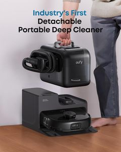 Robot hút bụi lau nhà thông minh Eufy E28 Omni All-in-One bán chạy, hút mạnh 20KPa, di động, làm sạch thảm sâu, lau ướt khô - Product Image 4