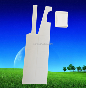 Delantal Desechable Biodegradable y Ecológico, Certificado por BPI, Impermeable, de PBAT, para Uso Médico, Cocina, Peluquería, Compostable, Marca <span class=keywords><strong>ORIZON</strong></span> - Product Image 5