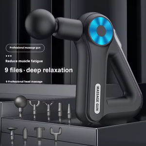 Best Seller Deep Tissue <b>Vibrator</b> Muscle Gun Massager Portable Electric 9 Heads Facial Body Percussion Mini Massage Gun - Product Image 4